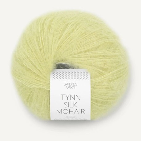 Sandnes Tynn Silk Mohair Lime Punch 9523