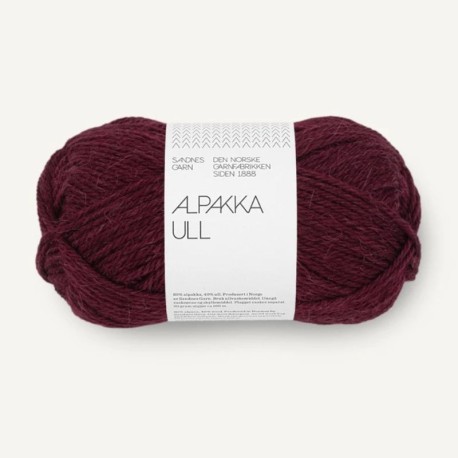 Sandnes Alpakka Ull - Dyp Burgunder 4372