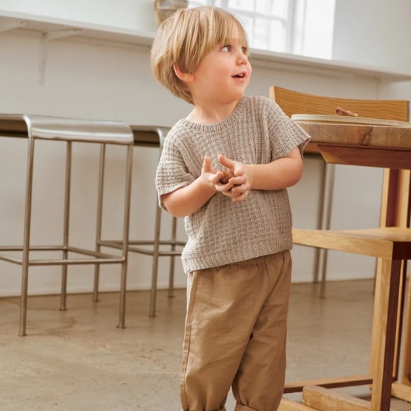 Sandnes 2505 3A Leo Tee Baby Strickset