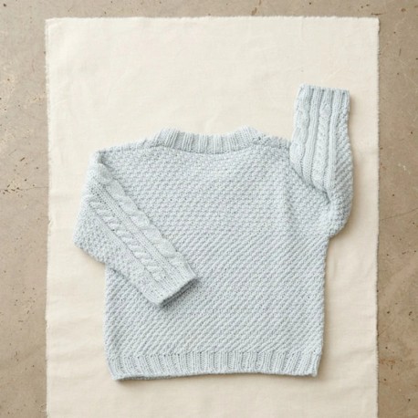 Sandnes 2505 5 Caspian Sweater Baby Strickset