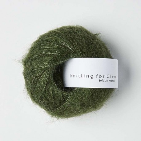 Knitting for Olive Soft Silk Mohair Bottle Green