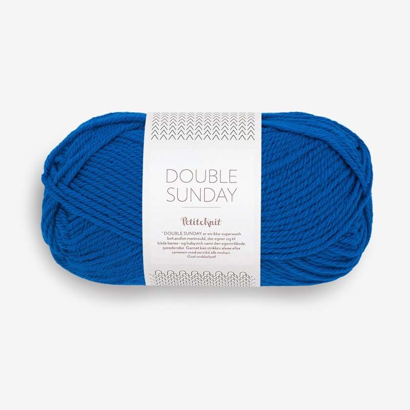 Sandnes Double Sunday Electric Blue 6046