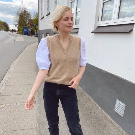 PetiteKnit Stockholm Pullunder V-Ausschnitt