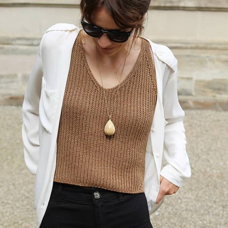 Emma Top Paula m Strickanleitung