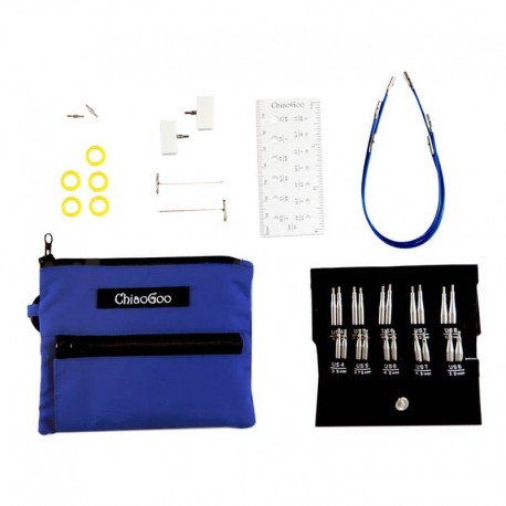 Chiaogoo Twist Blue Shorties Set