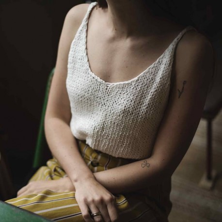 Nordic Summer Top Witre Design Strickanleitung