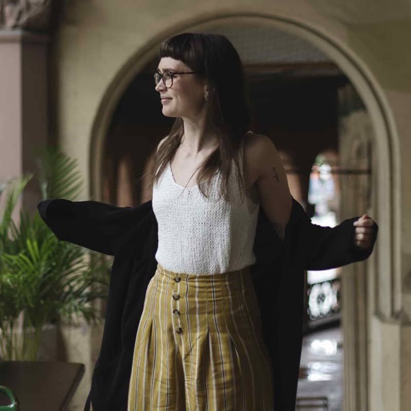 Nordic Summer Top Witre Design Strickanleitung